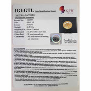 6.70 Ratti Natural yellow sapphire with Govt Lab Certificate-(4100)